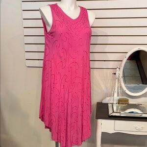 Seven Islands Nee York Pink Sleeveless Dress